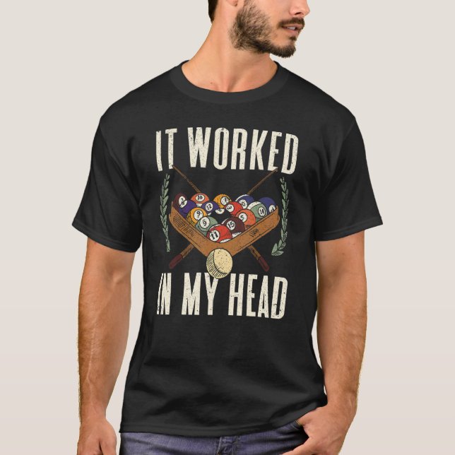Camiseta Funcionou Na Minha Cabeça, Piscina De Bandeiras. (Frente)