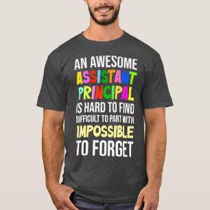 Camiseta Funções de assistente principal de Cotação Princip