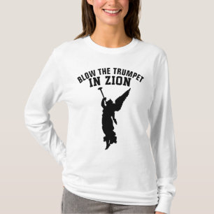 Camiseta FUNDA a TROMBETA em ZION, t-shirt cristãos