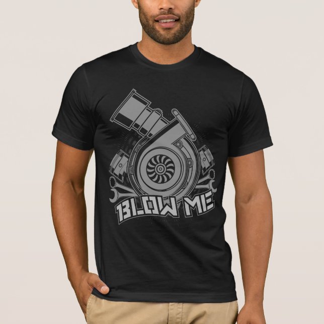 Camiseta Funda-me (o carro de Turbo) (Frente)