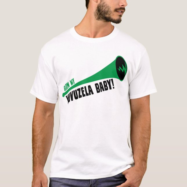 Camiseta Funda meu bebê de Vuvuzela (Frente)