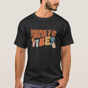 Camiseta Fundações Retro De Professoras De Víbias Crianças
