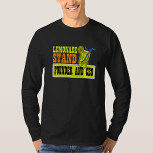 Camiseta Fundador Da Barraquinha De Limonada E Ceo Negócio 