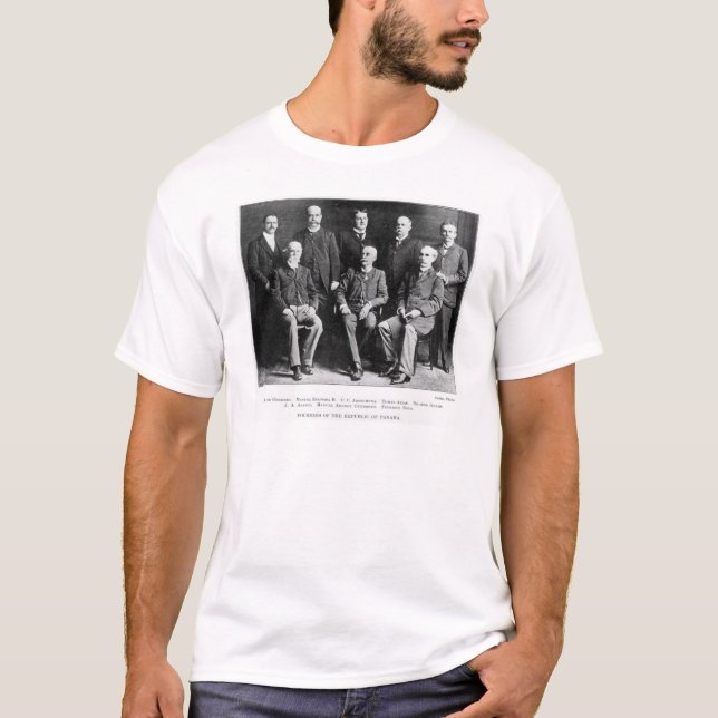 Camiseta Fundadores da república de Panamá (Frente)