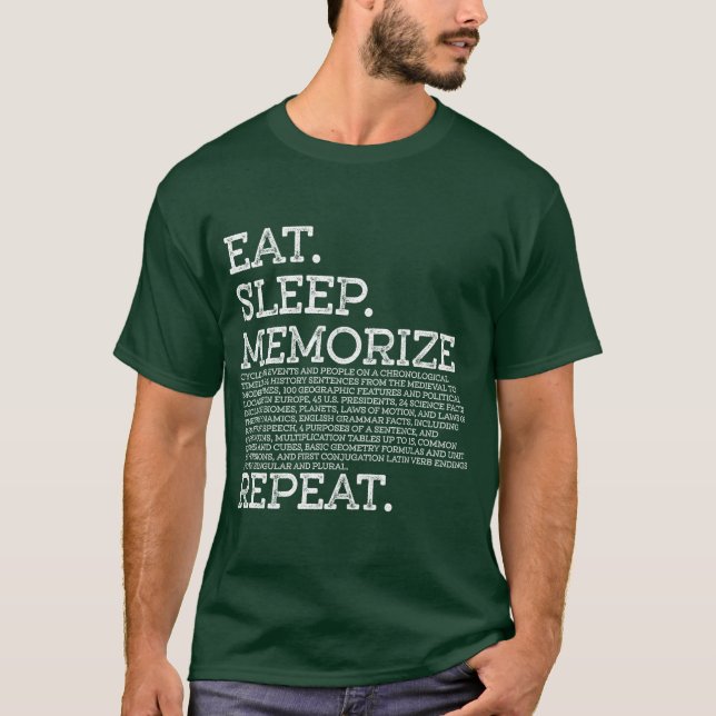 Camiseta Fundamentos do ciclo mestre de memória 2 (Frente)