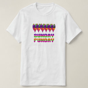 Camiseta Funday do Domingo do Coração Jamaicano