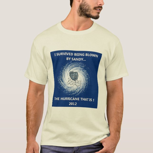 CAMISETA FUNDIDO POR SANDY ....... O FURACÃO (Frente)