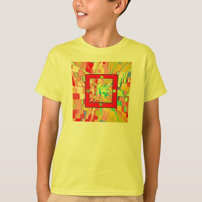 Camiseta Fundo abstrato (Frente)