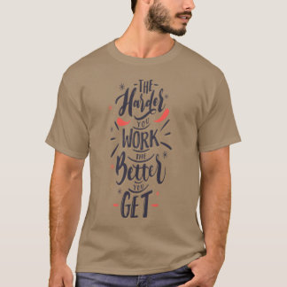 Camiseta Fundo caligráfico de uma citação motivacional gi