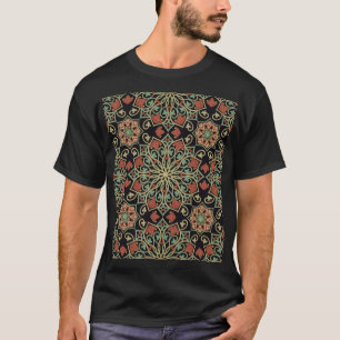 Camiseta Fundo Colorido Abstrato Oriental