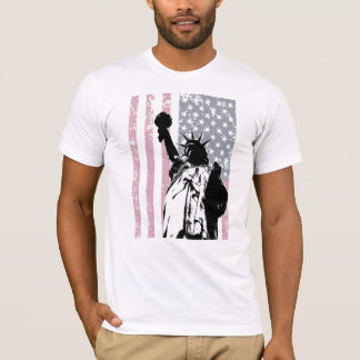 Camiseta Fundo da estátua da liberdade