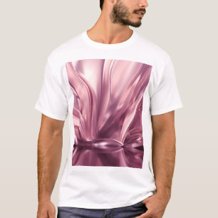 Camiseta Fundo de Ilustração 3D Dourada Luxuosa