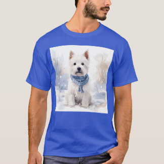 Camiseta Fundo de inverno Ocidental por Amigos Finos Fluffy