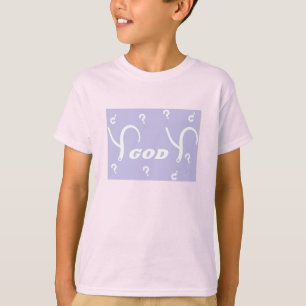 Camiseta Fundo de Lavanda "Y God Y"