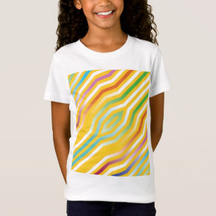 Camiseta Fundo de listras diagonais simétricas 3