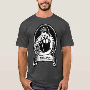 Camiseta Fundo de Luz do Dia Nacional Barista
