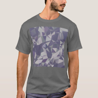 Camiseta Fundo de polígono lavanda roxo com baixo Abstrato 