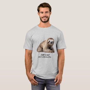 Camiseta Fundo de preguiça fofa