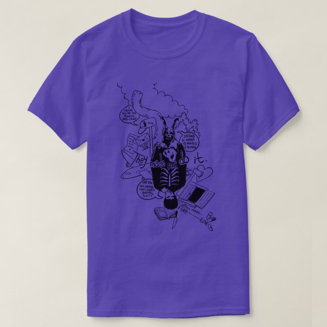 Camiseta Fundo Donnie Darko White (Frente do Design)