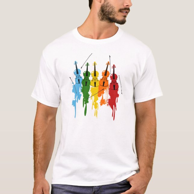 Camiseta Fundo dos violinos (Frente)