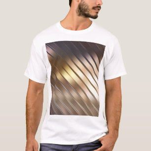 Camiseta Fundo ouro de abstrato de diagnóstico elegante.