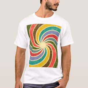Camiseta Fundo Vintage Grunge Abstrato Limpo.