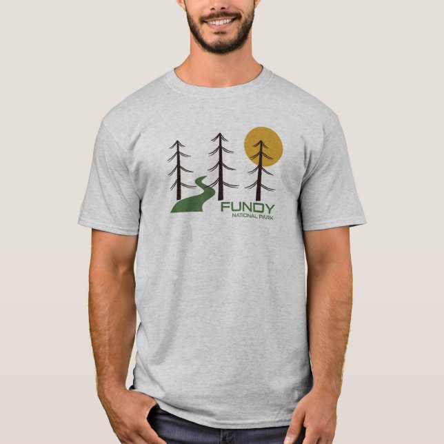 Camiseta Fundy National Park Trail (Frente)