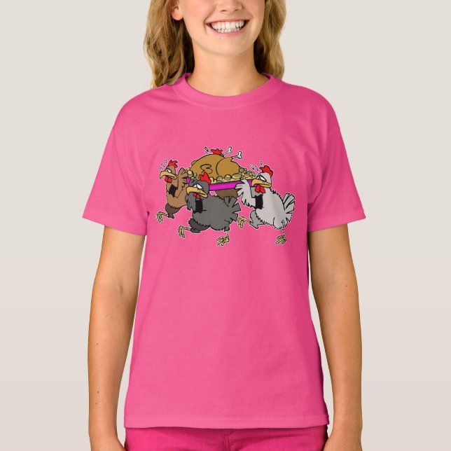 Camiseta Funeral de frango (Frente)