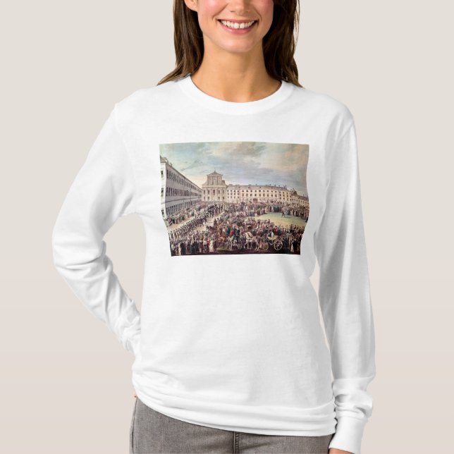 Camiseta Funeral de Ludwig van Beethoven em Viena (Frente)