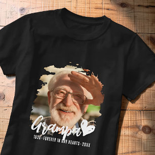 Camiseta Funeral Grunge Para Sempre em nossos Corações Foto