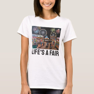Camiseta Funfair no Night Painting de Alfred Fox