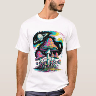 Camiseta Fungi Fantasia Psicodélica - Trippy Essencial
