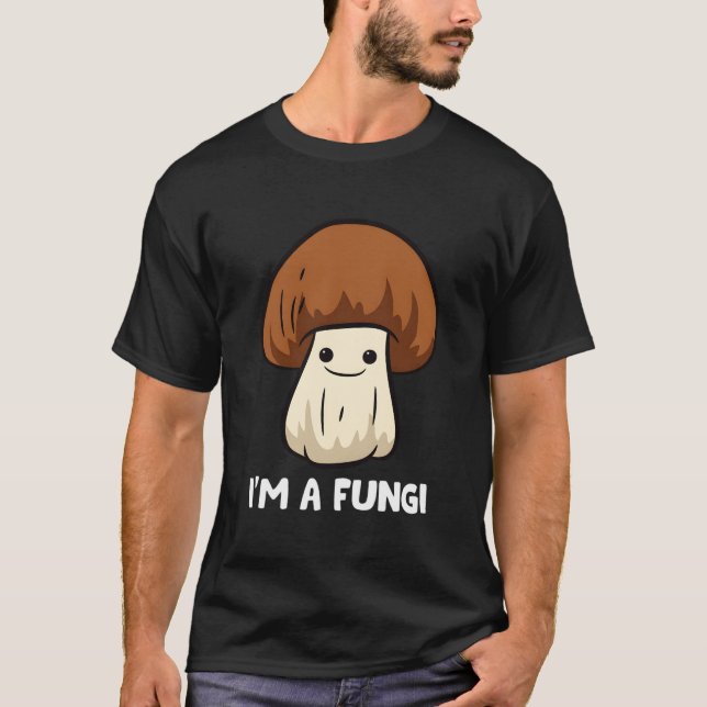 Camiseta Fungi Mushroom Mycology Mushroom Eu Sou Uma Cara D (Frente)