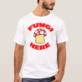 Camiseta Fungos aqui