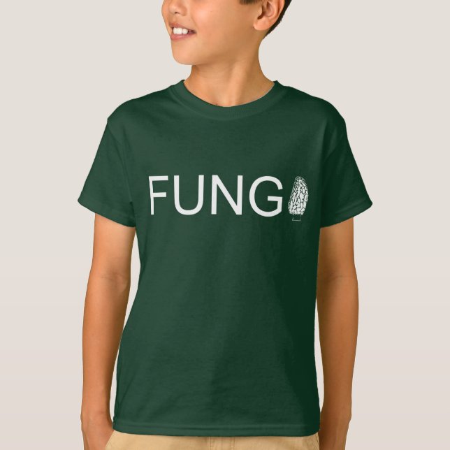 Camiseta fungos (cara divertida) piada fungo de bobo de tro (Frente)
