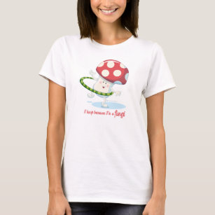 Camiseta Fungos: Círculo fluido na parte superior