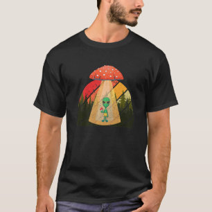 Camiseta Fungus Magic Psilocybin Mushroom Alienígena OVNI H