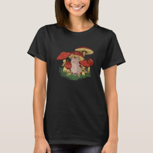 Camiseta Fungus Magic Psilocybin Mushroom Cat Hippie