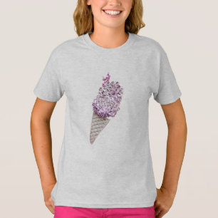 Camiseta funil rosa