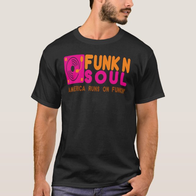 Camiseta Funk N Soul Rosquinha Parody Dj Turntable Funk (Frente)