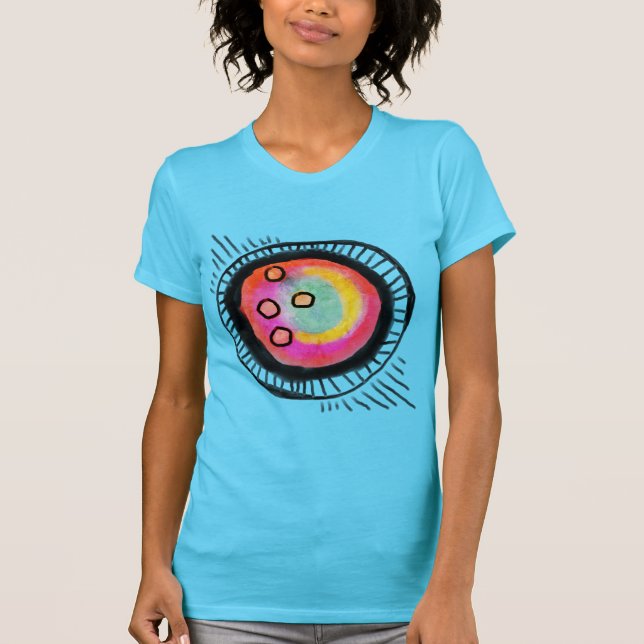 Camiseta Funky Abstrato Art para Vestir (Frente)