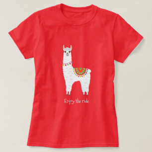 Camiseta Funky Alpaca lama drama animal fofo