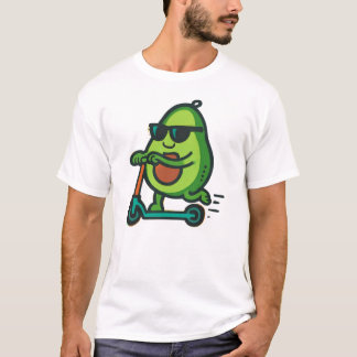 Camiseta Funky Avocado - Legal Arte Flat Patinete