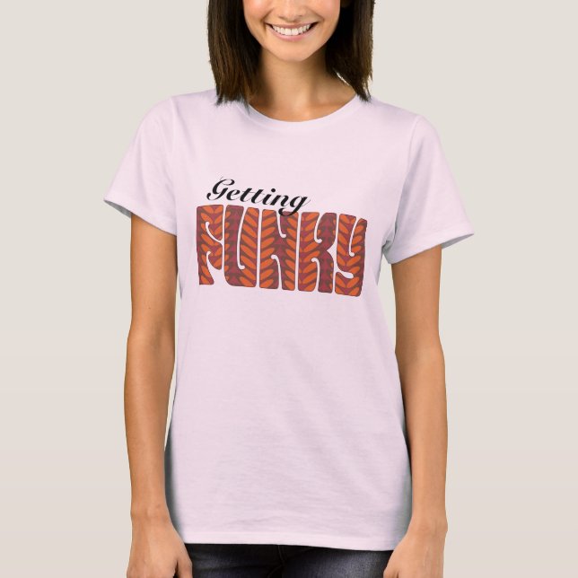 Camiseta Funky (em vermelho) (Frente)