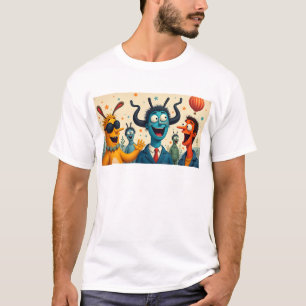 Camiseta Funky Kaiju: Arte de Monstro de Osaka - Espalhe So