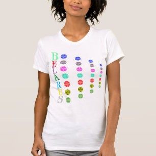 Camiseta Funky Letters Belarus Б е а р у л с T Shirt Tea ь