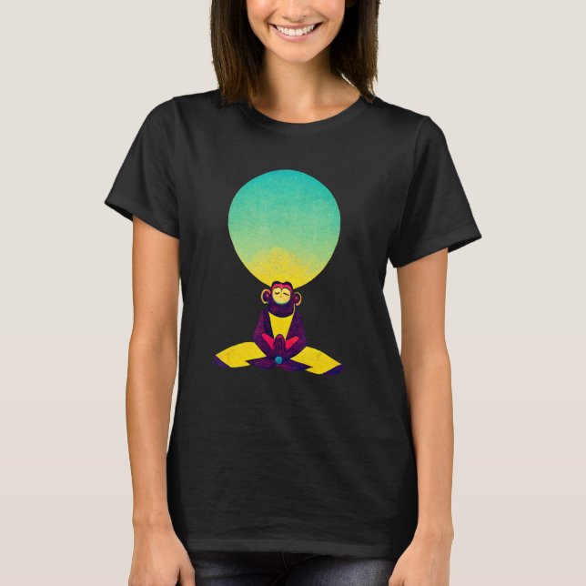 Camiseta Funky Munky Dzogchen Clear Light Monkey (Frente)