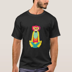 Camiseta Funky Munky Sitting Monkey Design Premium