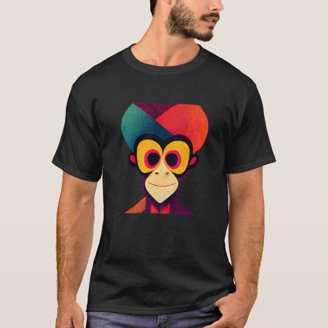 Camiseta Funky Munky Turbante Macaco Premium (Frente)
