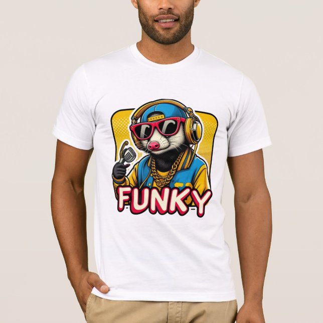 CAMISETA FUNKY OPOSSUM DJ 8 (Frente)